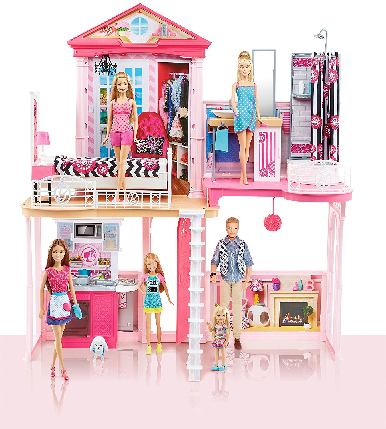 barbie house family