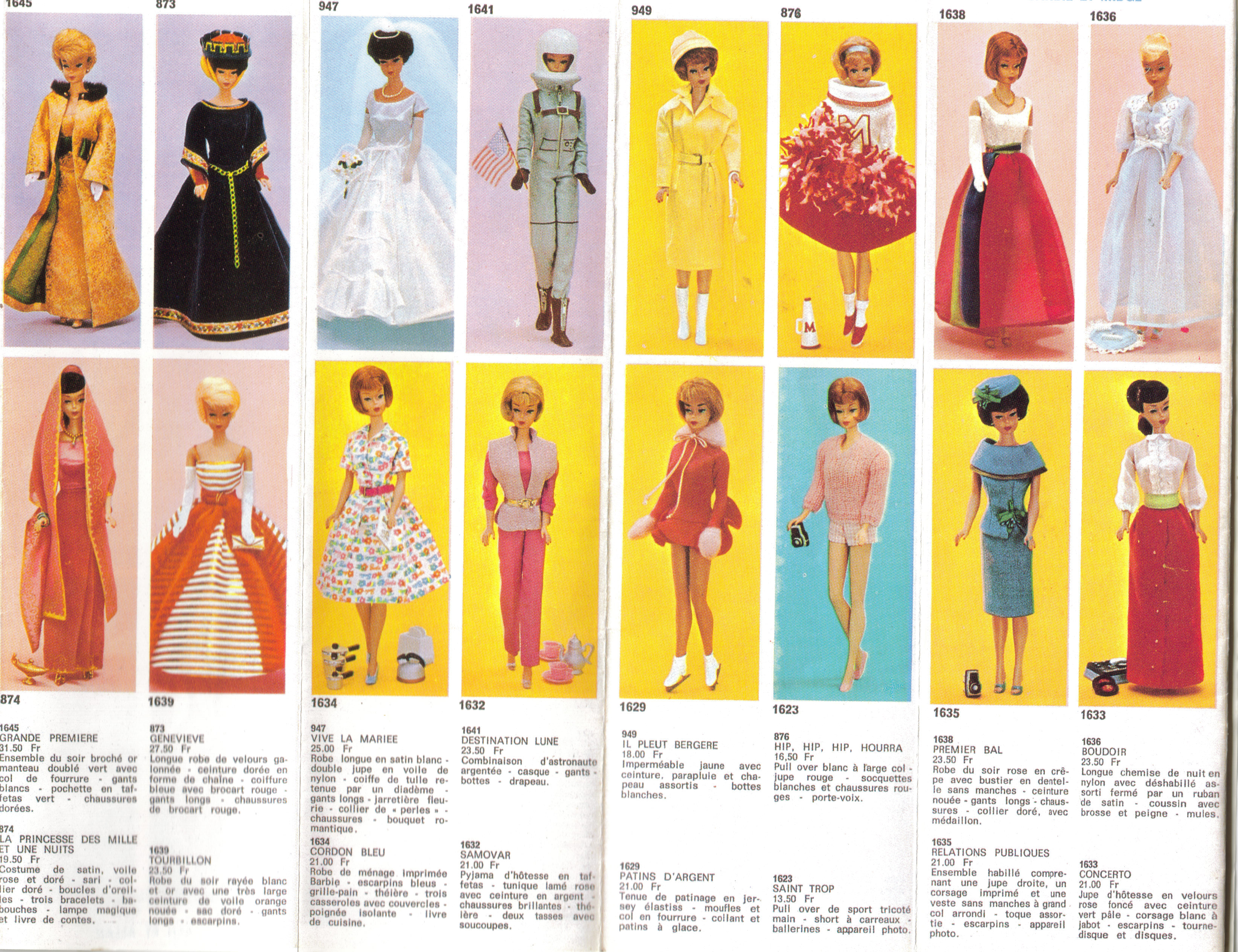 vintage barbie booklets