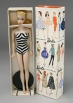 1959 N02 #850 Barbie Ponytail Blonde MIB Sold at Ebay for $9,000.00 Jan.24, 2007