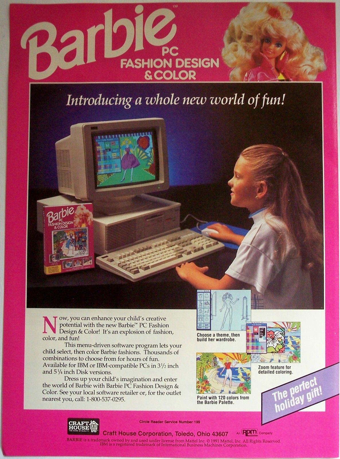 barbie game computer