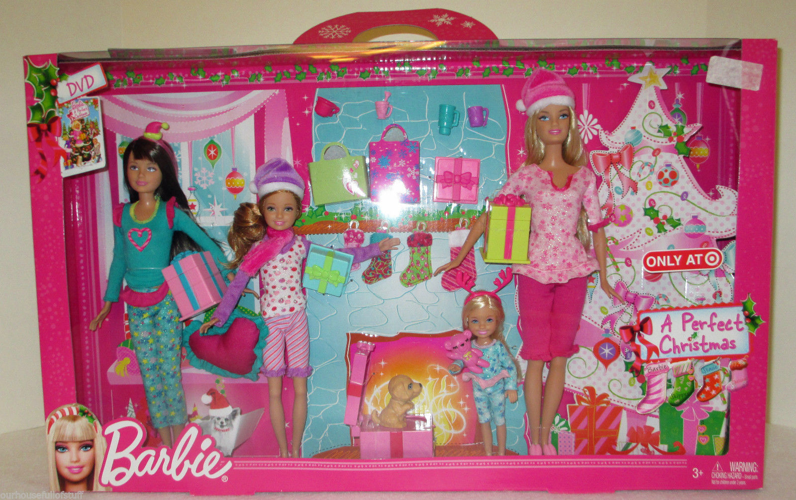 barbie christmas set