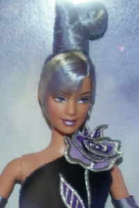 2002 Sterling Silver Rose™ Barbie® Doll H face