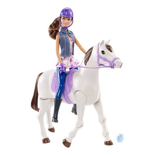 barbie horse riding doll