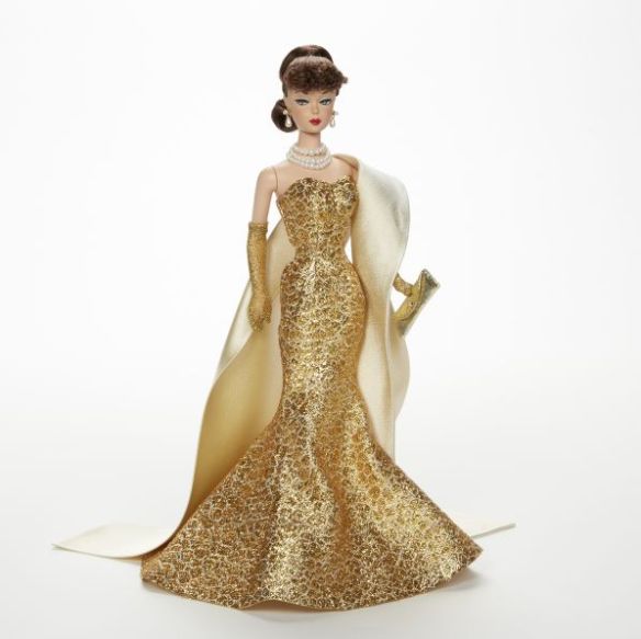 Barbie DC Comics Wonder Woman Blue Gold Dress PETITE TALL CURVY REGULAR